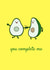 avocado love Love & Friendship Card 7422 created by Hedge & Hog Prints