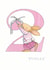 2 Today - Little Girl Bunny Age Card created by Helen Morgan Illustration