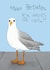 Cheeky Birthday Card - Greedy Seagull - Where's the cake. created by Charlie - Cherry Pie Lane