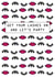 lips eyes Birthday Card 5555 created by Memelou