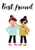 friend best Love & Friendship Card 5556 created by Memelou