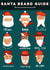 beard santa Christmas Card 1053 created by Jon Higham