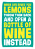 WINE FUNNY Love & Friendship Card 2997 created by Dean Morris Cards