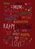 mum mother Christmas Card 27964 created by Love and Happy Stuff