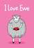 Sheep love Love & Friendship Card 33686 created by Pukka Design