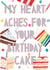 birthday cake Card 33710 created by Miss Bespoke Papercuts