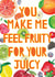 sexy juicy Love & Friendship Card 33713 created by Miss Bespoke Papercuts
