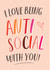 anti social Anniversary Card 33784 created by PAPR Boutique