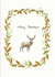 Christmas stag Card 29347 created by Penny Lindop