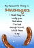 Sausages created by Go La La!