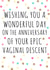 funny vagina Birthday Card 25952 created by Happy Little Vegemite