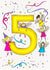 Cute 5th Birthday Card - Fairies - For Her created by Ryland Studios