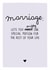 Marriage: Lets You Enjoy One Special Person - Funny Engagement / Wedding Card created by Prairie Chick Prints