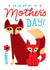 Cute Mother's Day Card for Mom - Mom and Baby Fox - Happy Mother's Day! created by Kay Wolfersperger