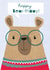 bear glasses Birthday Card 33724 created by Bells Scambler