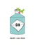 GIN MERRY Christmas Card 10581 created by STUDIO THIRTY TWO
