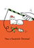 Christmas cat Christmas Card 24162 created by Reigning Cats . . . and dogs