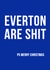 xmas everton Christmas Card 33527 created by Offside Cards