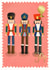 nutcracker xmas Christmas Card 4263 created by Claire Lefevre