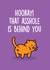 RUDE FUNNY Thinking of you Card 8533 created by Thirty Mussels