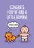 You've had a little human new born card created by Thirty Mussels