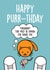 FUNNY ILLUSTRATION Birthday Card 8542 created by Thirty Mussels