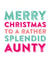 aunty Female Christmas Card 3535 created by Do You Punctuate?