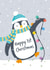Penguin Happy 1st Christmas Card created by Macie Dot Doodles