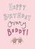 Cute Sibling / Twin Birthday card - Ovary Buddy created by Oops a doodle