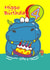 Hippo Four Birthday Card 12106 created by Michael Walsh