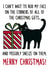 funny black Christmas Card 9789 created by Miümi Cat