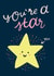Star Great Thank You Card 10991 created by Lisa Greener