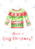 jumper cosy Christmas Card 10984 created by Elodie Bee Designs