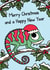 chameleon lizard Card 29074 created by Kim Onyskiw