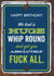 happy whip Birthday Card 12137 created by Brainbox Candy
