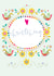 christening card - christening - congratulations - pretty and traditional created by Kali Stileman
