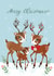 vintage deer Christmas Card 12015 created by Michelle Grace