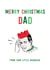 Funny Christmas card for Dad. created by Papergravy