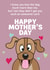 dog animal Mothers Day Card 29629 created by HC Illustrations