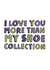 shoe collection Valentines Day Card 11208 created by @linesbehind