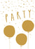 party balloon Birthday Card 32561 created by Old English Company