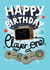 Gamer player Birthday Card 1270 created by Benjamin Anthonisz