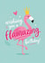 Cute Flamingo Lover Birthday Card - For Friend - For Her - Funny Pun created by Tiger Feet Creations