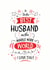 Cute Valentines Day Card - Husband - To The Best Husband In The Whole Wide World I Love You created by Little Red Cherry
