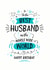 Best Husband in the Whole Wide World Happy Birthday Card created by Little Red Cherry