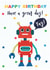 ROBOT FUN Birthday Card 12661 created by TillieMint