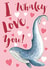 funny animal Valentines Day Card 9192 created by Alexia Claire