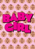 baby girl New Baby Card 7896 created by kissmekwik
