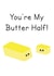 butter cartoon Valentines Day Card 36236 created by Lindsey Best