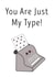 mytype typewriter Card 36243 created by Lindsey Best